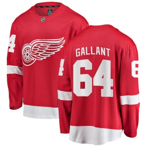 Men's Zach Gallant Detroit Red Wings Breakaway Home Jersey - Red