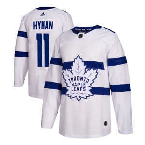 Men's Zach Hyman Toronto Maple Leafs Authentic 2018 Stadium Series Jersey - White