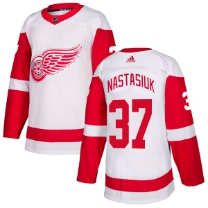 Men's Zach Nastasiuk Detroit Red Wings Authentic Jersey - White