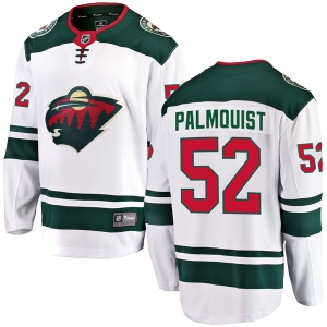 Men's Zach Palmquist Minnesota Wild Breakaway Away Jersey - White