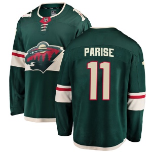 Men's Zach Parise Minnesota Wild Breakaway Home Jersey - Green