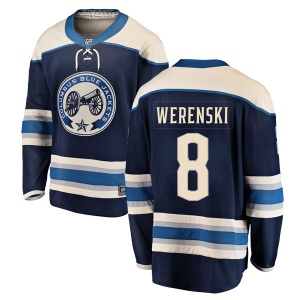 Men's Zach Werenski Columbus Blue Jackets Breakaway Alternate Jersey - Blue