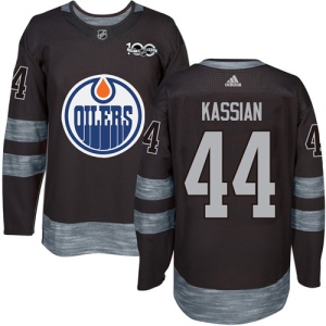 Men's Zack Kassian Edmonton Oilers Authentic 1917-2017 100th Anniversary Jersey - Black