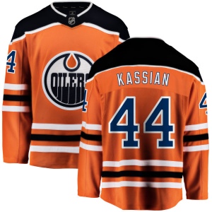 Men's Zack Kassian Edmonton Oilers Home Breakaway Jersey - Orange