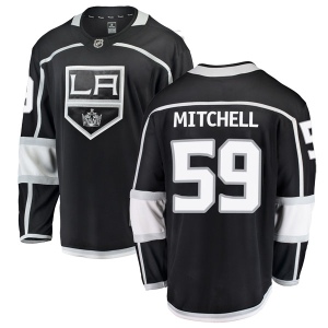 Men's Zack Mitchell Los Angeles Kings Breakaway Home Jersey - Black