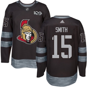 Men's Zack Smith Ottawa Senators Authentic 1917-2017 100th Anniversary Jersey - Black