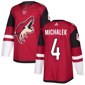 Men's Zbynek Michalek Arizona Coyotes Authentic Maroon Home Jersey