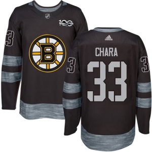 Men's Zdeno Chara Boston Bruins Authentic 1917-2017 100th Anniversary Jersey - Black