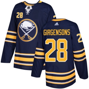 Men's Zemgus Girgensons Buffalo Sabres Authentic Jersey - Navy