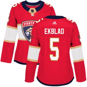 Women's Aaron Ekblad Florida Panthers Authentic Home Jersey - Red