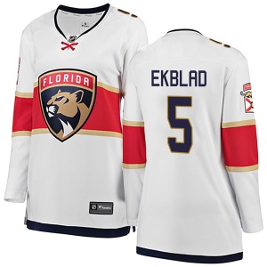 Women's Aaron Ekblad Florida Panthers Breakaway Away Jersey - White