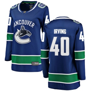 Women's Aaron Irving Vancouver Canucks Breakaway Home Jersey - Blue