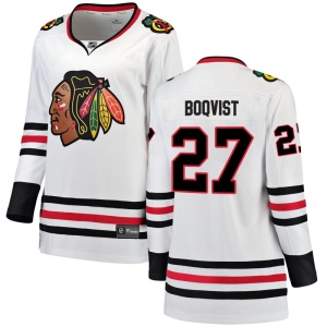 Women's Adam Boqvist Chicago Blackhawks Breakaway Away Jersey - White