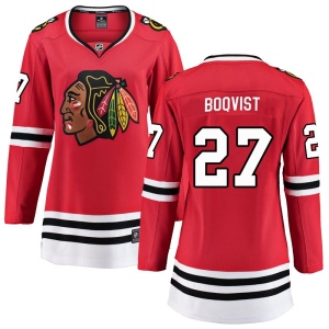 Women's Adam Boqvist Chicago Blackhawks Breakaway Home Jersey - Red