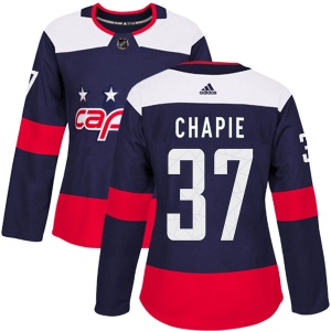 Women's Adam Chapie Washington Capitals Authentic 2018 Stadium Series Jersey - Navy Blue