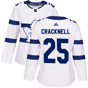 Women's Adam Cracknell Toronto Maple Leafs Authentic 2018 Stadium Series Jersey - White