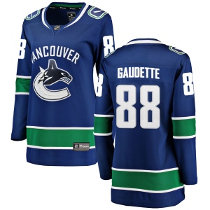 Women's Adam Gaudette Vancouver Canucks Breakaway Home Jersey - Blue