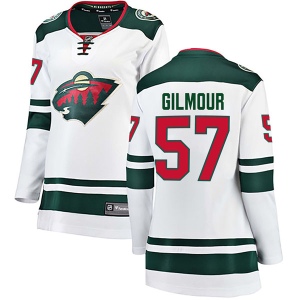 Women's Adam Gilmour Minnesota Wild Breakaway Away Jersey - White