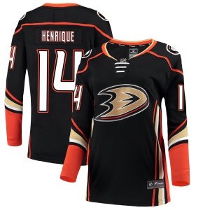 Women's Adam Henrique Anaheim Ducks Authentic Home Jersey - Black