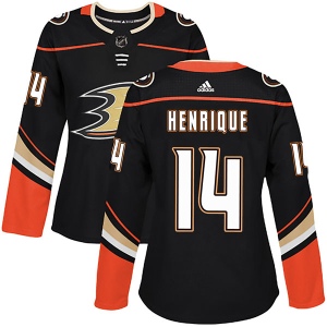 Women's Adam Henrique Anaheim Ducks Authentic Home Jersey - Black