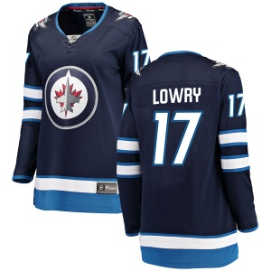 Women's Adam Lowry Winnipeg Jets Breakaway Home Jersey - Blue