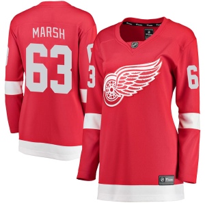 Women's Adam Marsh Detroit Red Wings Breakaway Home Jersey - Red