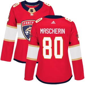 Women's Adam Mascherin Florida Panthers Authentic Home Jersey - Red