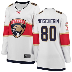 Women's Adam Mascherin Florida Panthers Breakaway Away Jersey - White