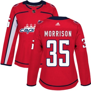 Women's Adam Morrison Washington Capitals Authentic Home Jersey - Red