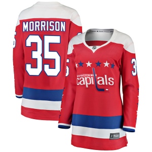 Women's Adam Morrison Washington Capitals Breakaway Alternate Jersey - Red