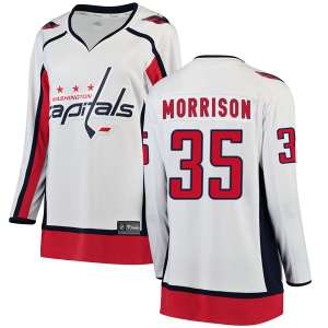 Women's Adam Morrison Washington Capitals Breakaway Away Jersey - White