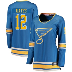 Women's Adam Oates St. Louis Blues Breakaway Alternate Jersey - Blue