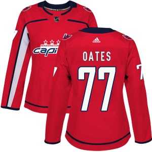 Women's Adam Oates Washington Capitals Authentic Home Jersey - Red