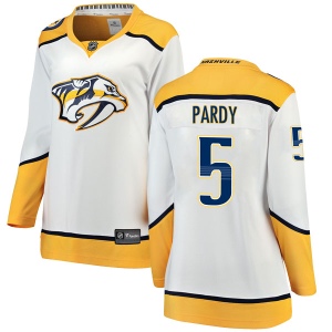 Women's Adam Pardy Nashville Predators Breakaway Away Jersey - White