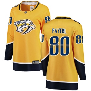 Women's Adam Payerl Nashville Predators Breakaway Home Jersey - Yellow