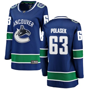 Women's Adam Polasek Vancouver Canucks Breakaway Home Jersey - Blue