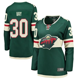 Women's Adam Vay Minnesota Wild Breakaway Home Jersey - Green