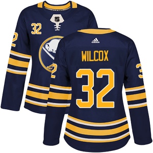 Women's Adam Wilcox Buffalo Sabres Authentic Home Jersey - Navy