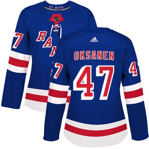 Women's Ahti Oksanen New York Rangers Authentic Home Jersey - Royal Blue