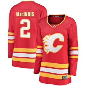 Women's Al MacInnis Calgary Flames Breakaway Alternate Jersey - Red