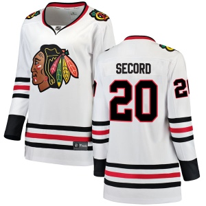 Women's Al Secord Chicago Blackhawks Breakaway Away Jersey - White