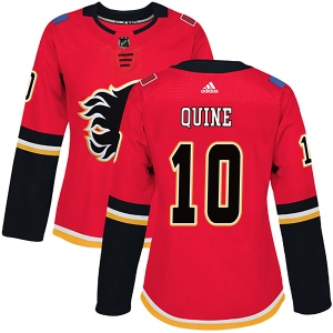 Women's Alan Quine Calgary Flames Authentic Home Jersey - Red