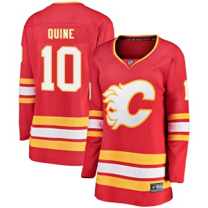 Women's Alan Quine Calgary Flames Breakaway Alternate Jersey - Red