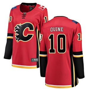 Women's Alan Quine Calgary Flames Breakaway Home Jersey - Red