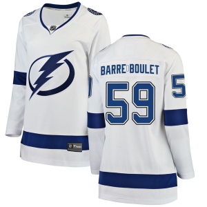 Women's Alex Barre-Boulet Tampa Bay Lightning Breakaway Away Jersey - White