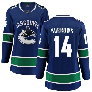 Women's Alex Burrows Vancouver Canucks Home Breakaway Jersey - Blue