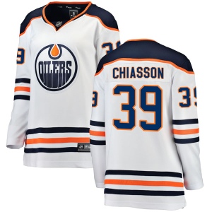 Women's Alex Chiasson Edmonton Oilers Breakaway Away Jersey - White