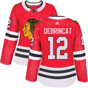 Women's Alex DeBrincat Chicago Blackhawks Authentic Home Jersey - Red