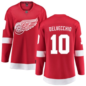 Women's Alex Delvecchio Detroit Red Wings Home Breakaway Jersey - Red