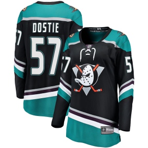 Women's Alex Dostie Anaheim Ducks Breakaway Alternate Jersey - Black